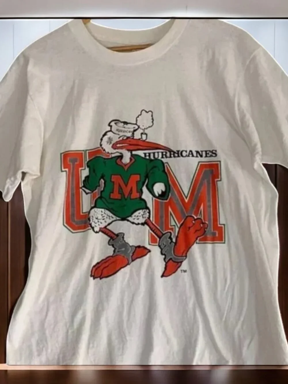 Vintage Style NCAA Miami Hurricanes Logo Shirt, University of Miami Shirt
